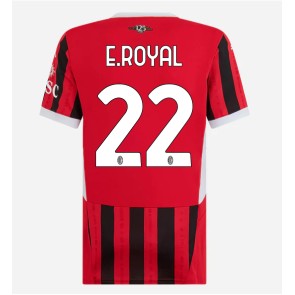 AC Milan Emerson Royal #22 Replika Hjemmebanetrøje Dame 2024-25 Kortærmet